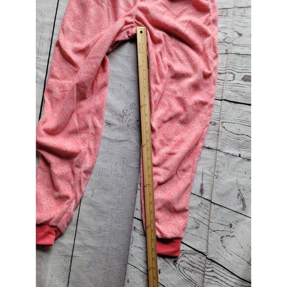 New Mayfair Women's' Size S Pink Micro Fleece Pajama Lounge Pants - Picture 5 of 8